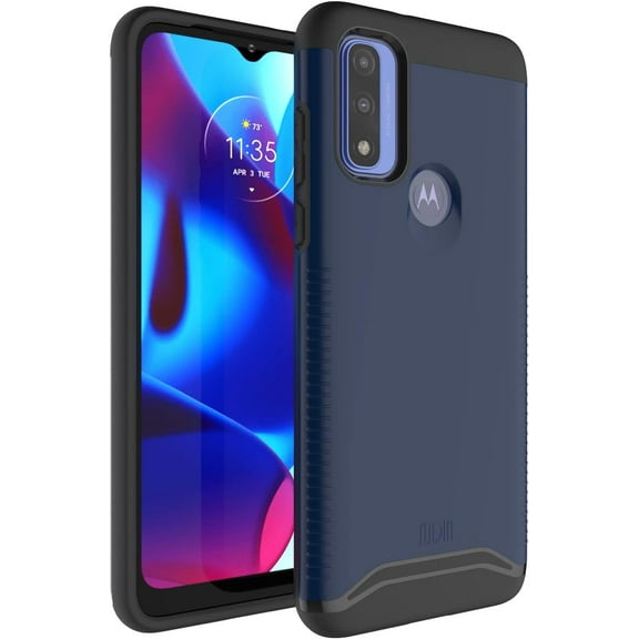TUDIA Merge Motorola Moto G Pure Case (2021) Heavy Duty Protection - Indigo Blue