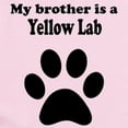 thumbnail image 2 of CafePress - My Brother Is A Yellow Lab Body Suit - Baby Light Bodysuit, Size Newborn - 24 Months, 2 of 4