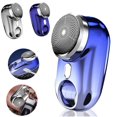 thumbnail image 1 of Electric Razor for Men Portable Mini Beard Trimmer Shave USB Rechargeable Shavers for Home Travel Dark Blue, 1 of 8