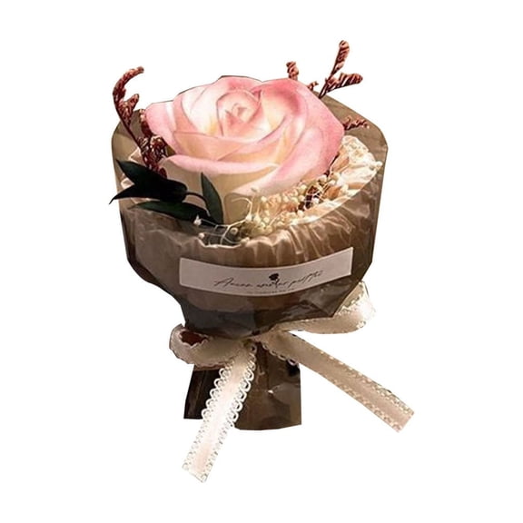 Goowood Pocket-Sized Soap Rose Bouquet - Preserved Scented Mini Flowers Eternal Roses for Mom Partner Friends - Portable Fragrant Gift for Birthdays Anniversaries Holidays
