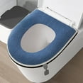thumbnail image 6 of Qiweii Thickened Winter Warm Toilet Seat with Handle, Full-Coverage Removable Waterproof Toilet Seat, Household Comfort Seat, 6 of 6