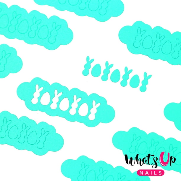 Download Whats Up Nails - Easter Vinyl Stencils Nail Art Design ...
