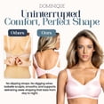 thumbnail image 6 of Dominique Isabella (isabelle) Wire Free Cotton Lined Soft Cup Bra #5316 - Lingerie for Women, 6 of 6