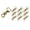 Brass Trigger Snap w/ Square Eye, variant on Jeffers Trigger Snap 2.5" with Swivel Square Eye – Nickel Plated for Rope, Pet Leash, Keychain, DIY, Camping, Tools – 3/4" 1 Pack