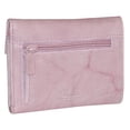 thumbnail image 3 of Buxton Women's Genuine Leather Heiress Mini Trifold Wallet (Light Pink), 3 of 4