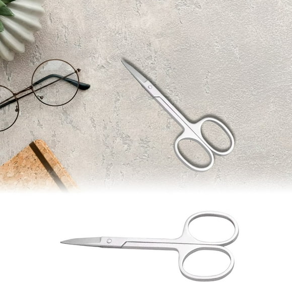 Christmas Sale Cyenie A Stainless Steel Scissors A, Small Eyebrow Scissors and Nose Beard Mustache Eyelash Nail Clippers Grooming Scissors for Men Women