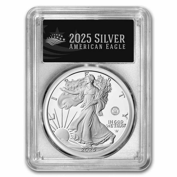 2025-P Proof Silver Eagle PR-70 PCGS (Marine Privy, AR, Black)