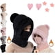 thumbnail image 1 of Sombrero de punto para mujer en otoño e invierno, gorro de punto elástico y cálido con protección para las orejas, gorro de punto resistente al viento para mujer, 1 of 3