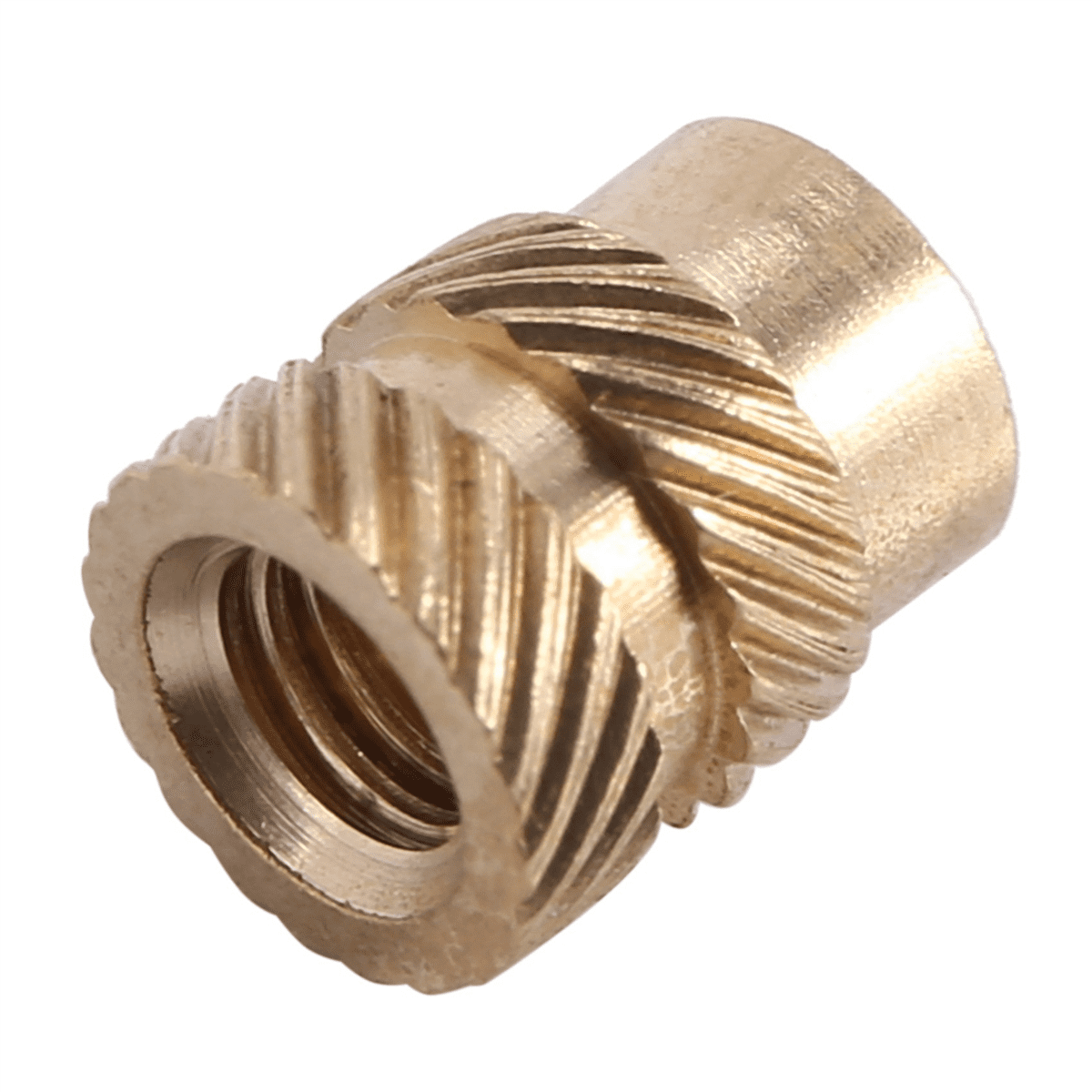 1000Pcs M3 Thread Knurled Brass Threaded Heat Set Heat Insert Embedment Nut for 3D Printer