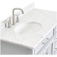 thumbnail image 7 of Ariel D043slcw2ovo Kensington 42" Thick Carrara Marble Vanity Top - White, 7 of 7