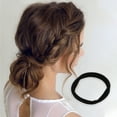 thumbnail image 2 of Unique Bargains Simple Hair Rope Hair Scrunchies for Women for Girls 5pcs Black, 2 of 3