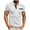 A0227-White, variant on POTETI Short Sleeve Polo Shirts for Men High Neck Casual Shirts Pocekts Solid Regular Fit Tops