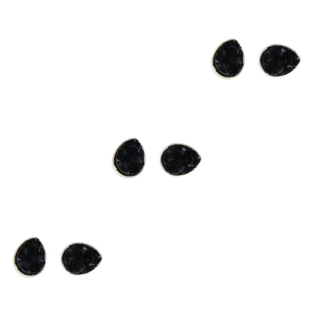 Qarigey Pendientes de tuerca elegantes, accesorios de decoración de moda, pendientes pequeños brillantes, adorno de vestir para mujer, regalo de tipo 27 3piezas Qarigey CBP380181