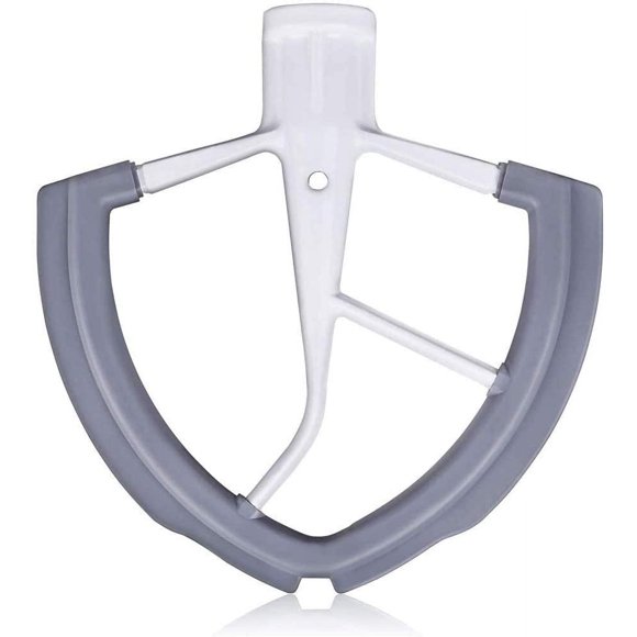 Flex Edge Beater for KitchenAid Tilt-Head Stand Mixer, 6QT Mix Accessory with Silicone Edge Scraper