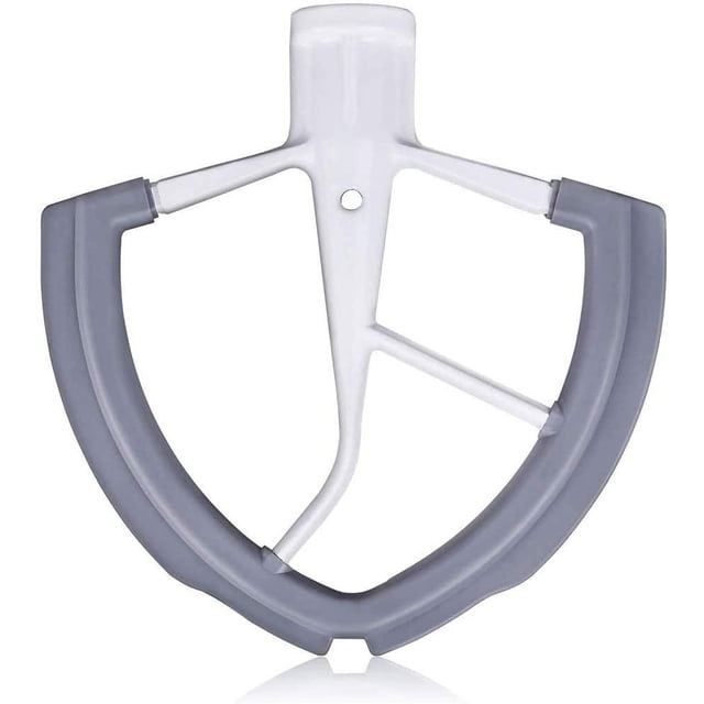 Flex Edge Beater for KitchenAid Tilt-Head Stand Mixer, 6QT Mix Accessory with Silicone Edge Scraper