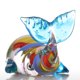 thumbnail image 5 of Tooarts Ornamento de cristal de la ballena colorida del regalo Figurilla del animal Tooarts Artesanía de vidrio, 5 of 6