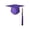 Purple, variant on Baseball Hats for Women Graduation Cap Unisex Adult Student Commencement Hat Academic Accessory