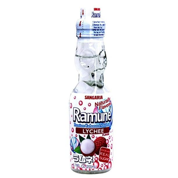 Japanese Ramune Soda This Soda Is Challenge To Open If You Are Not Told How To Lol Japanese Drinks Fun Drinks Japanese Snacks
