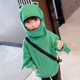 thumbnail image 5 of Gibobby Sudaderas largas con capucha Niños bolsillo 3D niño pequeño bebé con grandes niños cremallera dibujos animados niñas pulóver con capucha niñas To(Verde, 6-7 Años), 5 of 5