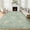 Green, variant on 2x3 Indoor Entryway Rug, Small Washable Area Rug Non-Slip Floral Door Mat Entrance, Boho Low Pile Floor Carpet for Door, Entrance, Farmhouse,Bathroom, Bedroom, Kitchen