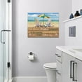 thumbnail image 5 of Sps ssion Beach 16"x12" Framed Painting Canvas Art Prints, 5 of 5