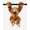 Orangutan Plush, variant on PuffPurrs Realistic Proboscis Monkey Plush Toy, Soft Long-Nosed Primate Stuffed Animal with Anti-Slip Hookable Limbs, 14 in / 36 cm Wildlife Gift for Kids