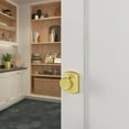 thumbnail image 5 of Schlage F170BWE622GRW Bowery Non-Turning One-Sided Dummy Door Knob - Black, 5 of 7