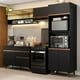 thumbnail image 2 of Madesa Gabinete de Cocina Integral Completa 260 cm Reims Negro 12, 2 of 12