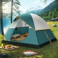 thumbnail image 6 of SANOPY 4 Person Camping Tent - Waterproof, Windproof, Lightweight & Easy Setup with Detachable Rainfly, Mesh Windows & Carry Bag for Camping, Hiking, Travel, Beach, and Festivals, 6 of 10