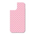 thumbnail image 3 of DistinctInk Custom SKIN / DECAL compatible with OtterBox Defender for iPhone 11 Pro MAX (6.5" Screen) - Light Pink Scalloped Pattern, 3 of 5