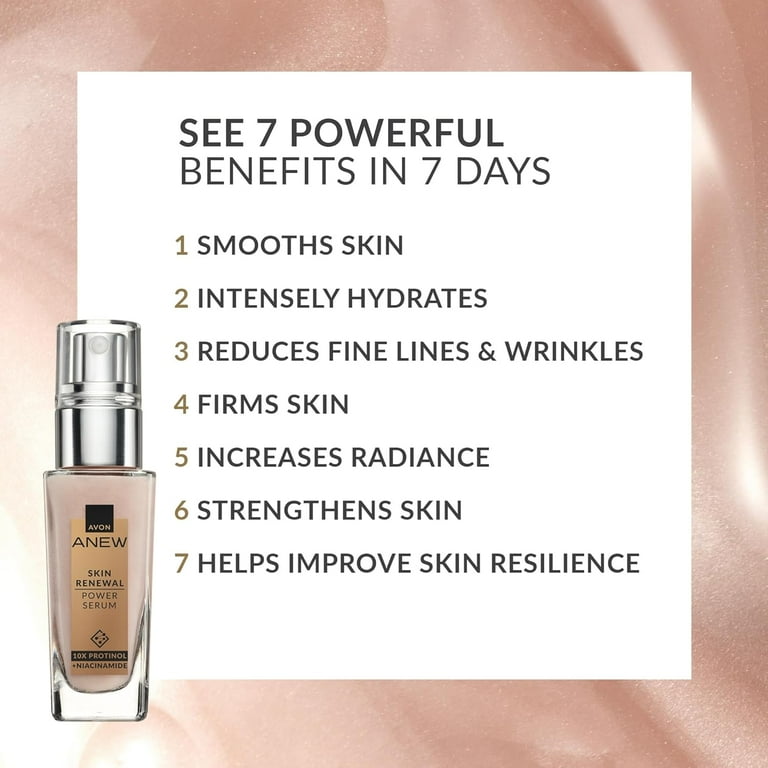 avon l-carnitine with tea polyphenols review Anew Renewal Power Serum, 30ml, Formulated Protinol‚Ñ¢ Technology and Niacinamide Tamanho:20 ampolas longevity #cellularhealth #healthyaging #tiktokshop Soothing