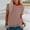 Red, variant on Rvasteizo Women Stripe Print Color Crew Neck Short Sleeve Tops Casual Tee for Women