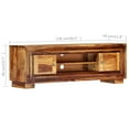 thumbnail image 2 of vidaXL TV Stand 46.5"x11.8"x15.7" Solid Wood Sheesham, 2 of 10