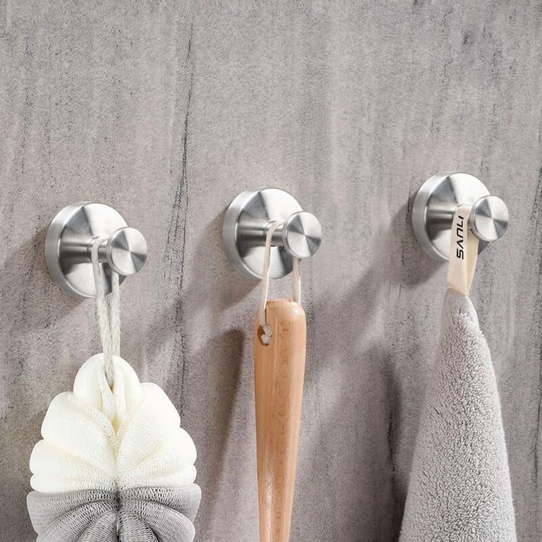 Suction For Shower, Large Clear Heavy Duty Wreath Hangers Front Door Window Glass Kitchen Towel Loofah Utensils 4 Packs Cup Hooks