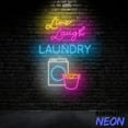 thumbnail image 3 of Handmadetneonsign Live Laugh Laundry Neon Sign, Laundry Service Led Sign, Laundry Wall Art, Home Wall Decor 90104, 3 of 5