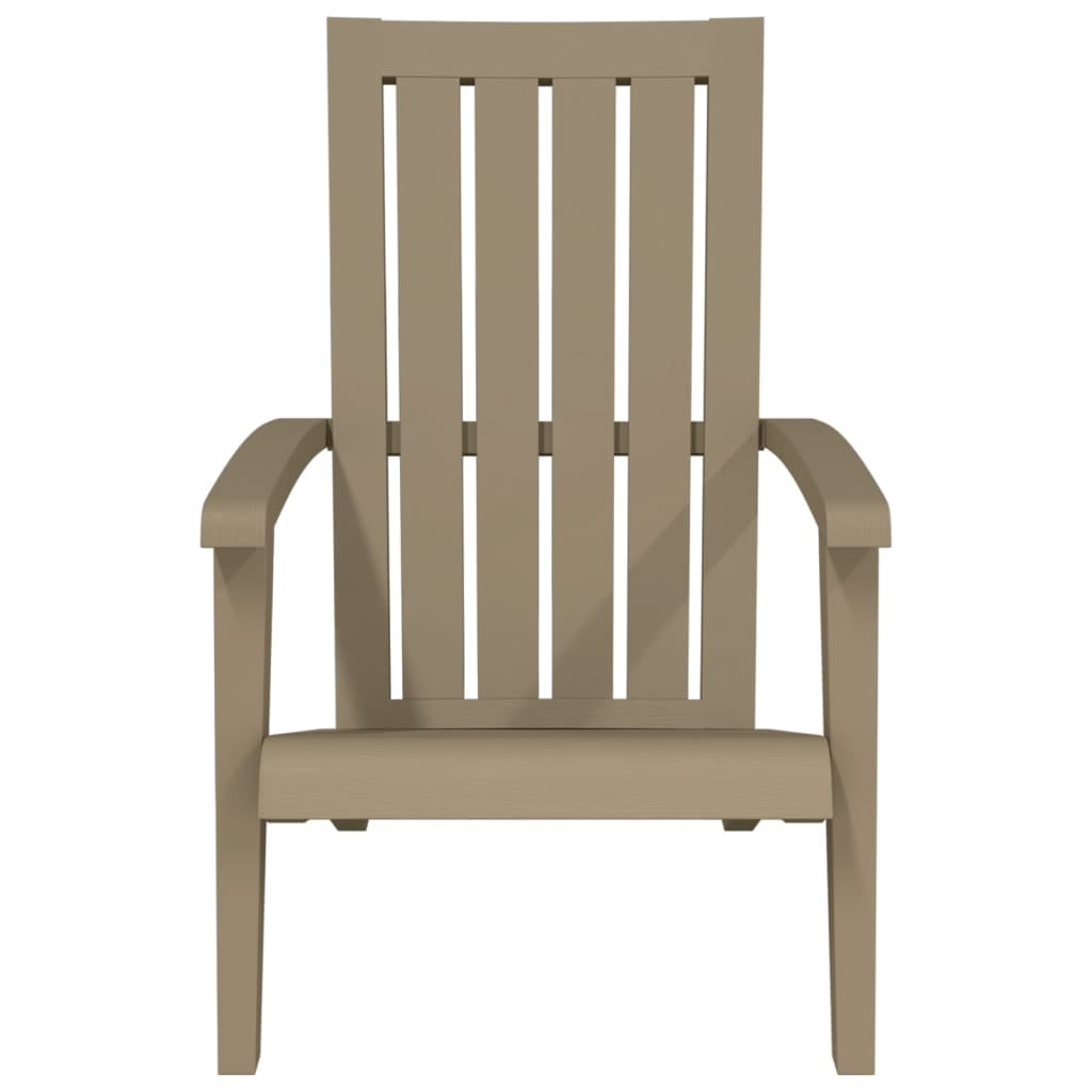 vidaXL Adirondack Chair Outdoor Furniture Lawn Chair for Deck Polypropylene