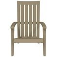 thumbnail image 5 of vidaXL Adirondack Chair Outdoor Furniture Lawn Chair for Deck Polypropylene, 5 of 25