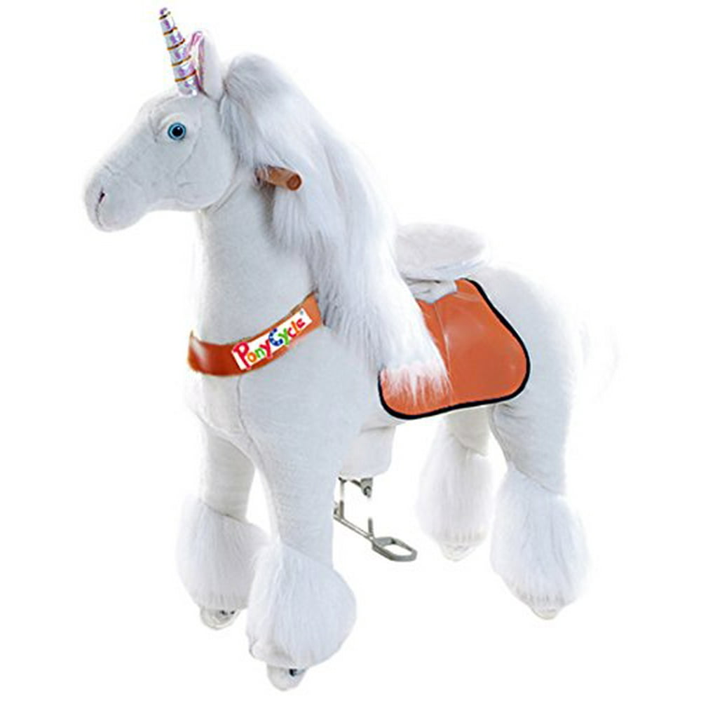 Vroom Rider X Ponycycle Ride-On Unicorn for 4-9 Years Old - Medium ...