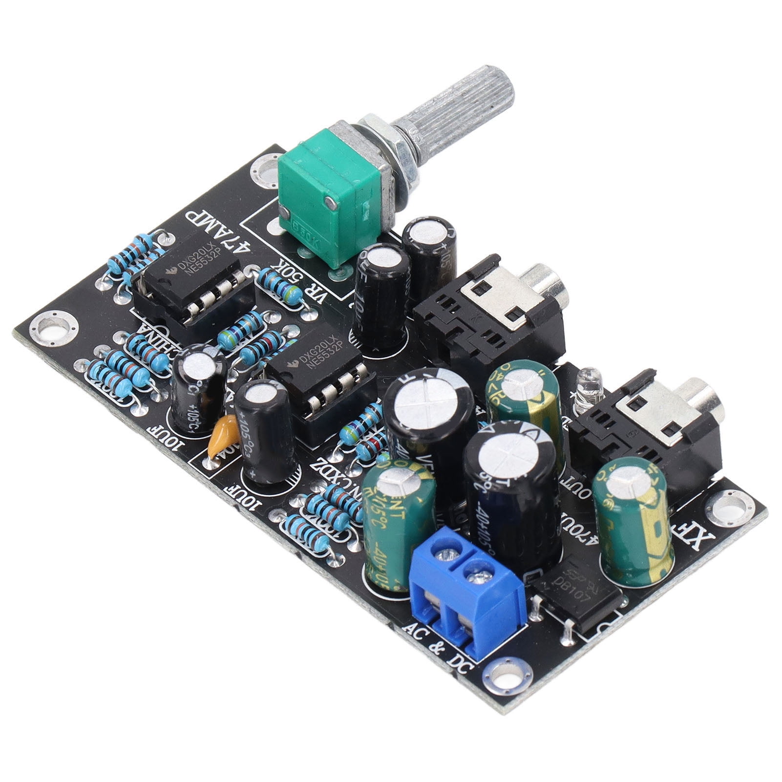 Circuit Board, Single Power Supply OP AMP Module AC 618V 2 Channel