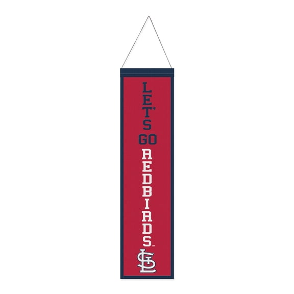 WinCraft St. Louis Cardinals 8" x 32" Slogan Wool Banner