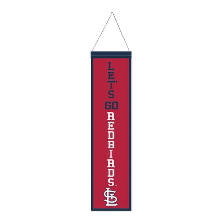 WinCraft St. Louis Cardinals 8 x 32 Slogan Wool Banner
