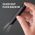 thumbnail image 4 of Subminimal Flick WDT Tool| Pen Design Weiss Distribution Technique Espresso Making Tool, Fine Needles, Spring-Loaded Auto Hide Needles, Safe, Easy to Use, 2X Stands in The Box - Black, 4 of 8