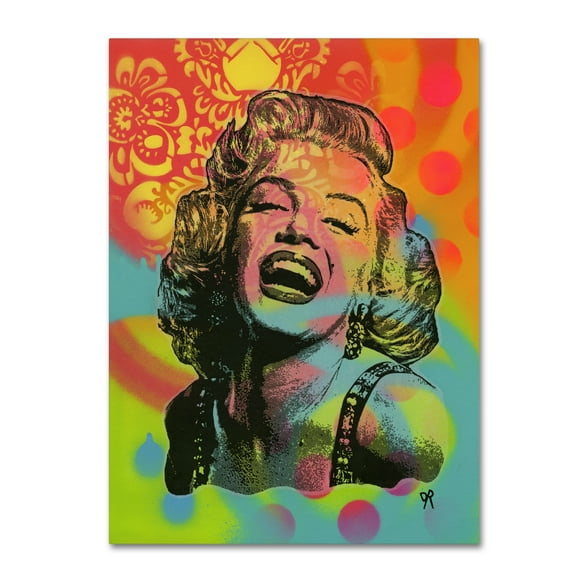 Trademark Fine Art 'Guffaw Marilyn' Canvas Art by Dean Russo