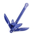 thumbnail image 1 of Viccilley Ancla de Barco 4 Dientes Aleación de Aluminio Anclaje Plegable Grapnels Hardware de Acoplamiento para yate Marino Velero Kayak Canoas Azul, 1 of 10