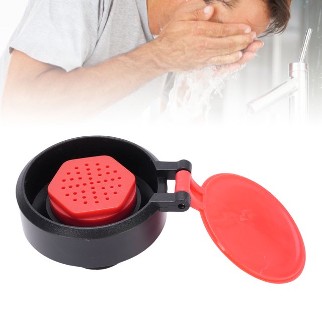 Boquilla Para Lavado De Ojos Montada En Grifo, ABS, Buena Compatibilidad, Reemplazo De Cabezal Rociador Para Lavado De Ojos Para Oficina