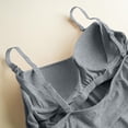 thumbnail image 5 of Uootdi Womens Cami Tops Solid Color Adjustable Spaghetti Strap V Neck Loose Fit Breathable Tops Casual Tank Tees Daily Layering Wear Gift, 5 of 8