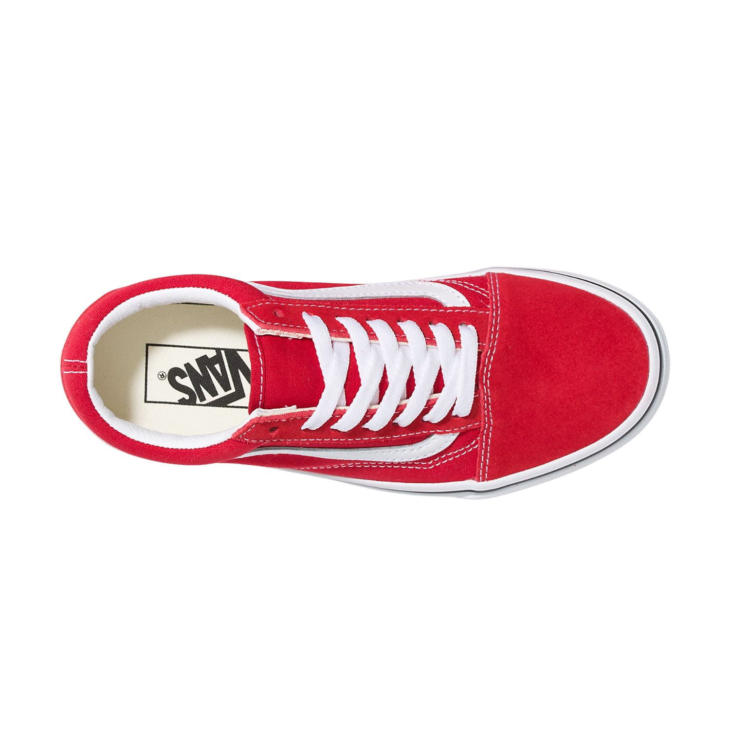 Vans Old Skool VN0A4BV5JV6 Men's Red & White Low Top Skateboard