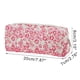 thumbnail image 2 of Bolsa de Maquillaje con Patrón Floral Único para Viajes Roja de Poliéster, 2 of 6