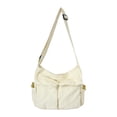 thumbnail image 3 of Bolso de lona Macarena de hombro suave para mujer con múltiples bolsillos, 3 of 7