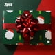thumbnail image 1 of Juego de 2 Cajas de Regalo con Cinta Decorativa y Flores | Adornos de Lazo de Pvc Mate En Forma de Estrella de 12 Cm de Diámetro | Accesorios Festivos En Rojo y Dorado para Navidad, Año Nuevo y Cumpl, 1 of 6